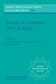 Groups St Andrews 1997 in Bath