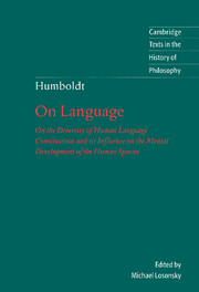 Humboldt: 'On Language'