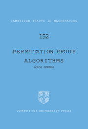 Permutation Group Algorithms