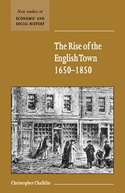 The Rise of the English Town, 1650–1850