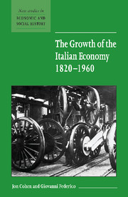 The Growth of the Italian Economy, 1820–1960