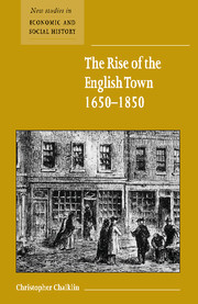 The Rise of the English Town, 1650–1850