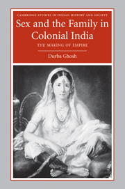 Sex and the Family in Colonial India