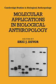 Molecular Applications in Biological Anthropology