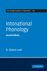 Intonational Phonology