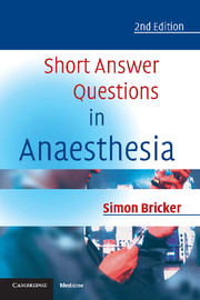 Short Answer Questions in Anaesthesia