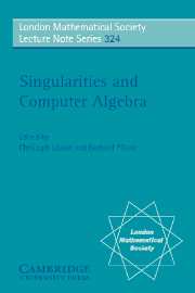 Singularities and Computer Algebra