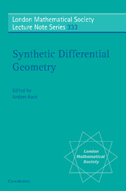 Synthetic Differential Geometry | Geometry and topology