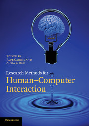Research Methods for Human-Computer Interaction
