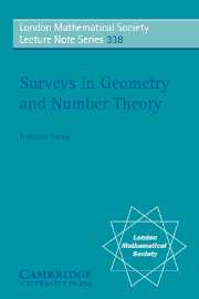 Surveys in Geometry and Number Theory