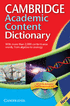Cover image of Cambridge Academic Content Dictionary