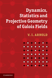 Dynamics, Statistics and Projective Geometry of Galois Fields