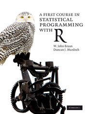 A First Course in Statistical Programming with R