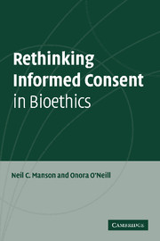 Rethinking Informed Consent in Bioethics