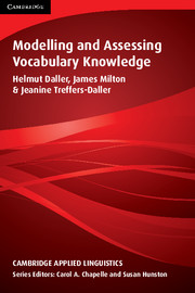 Modelling and Assessing Vocabulary Knowledge