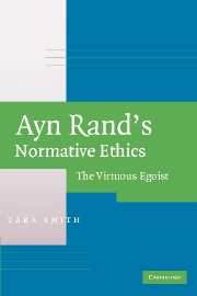 Ayn Rand's Normative Ethics