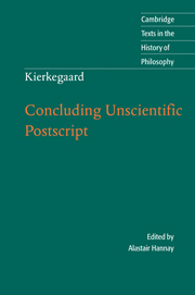 Kierkegaard: Concluding Unscientific Postscript