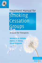 Treatment Manual for Smoking Cessation Groups
