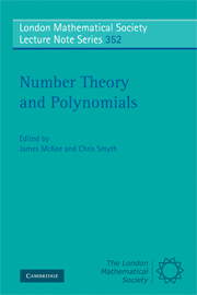 Number Theory and Polynomials