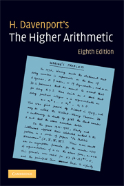 The Higher Arithmetic