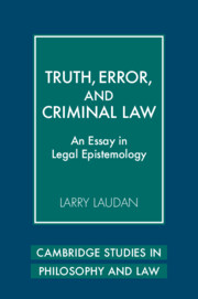 Truth, Error, and Criminal Law