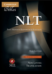 NLT Pitt Minion Reference Bible, Black Goatskin Leather, Red-letter Text, NL446:XR