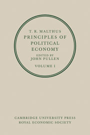 T. R. Malthus: Principles of Political Economy