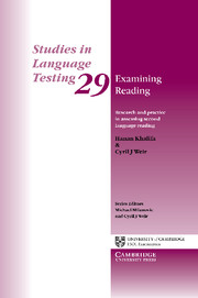 Examining Reading | Examining Reading | Cambridge University Press