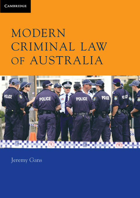 Modern Criminal Law Of Australia 5346