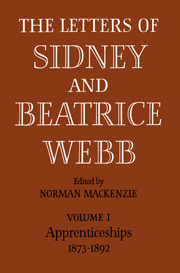 Letters sidney and beatrice webb British history general