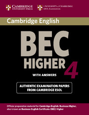Cambridge BEC 4 Higher