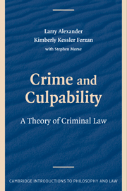 Crime and Culpability