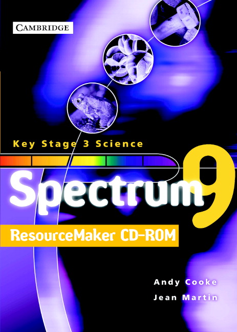 Spectrum Teacher File and ResourceMaker Year 9 CD-ROM