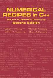 Numerical Recipes in C++