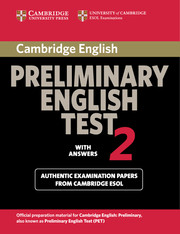 Cambridge Preliminary English Test 2