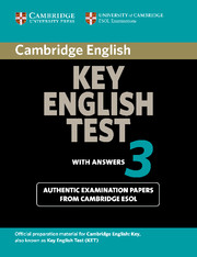 Cambridge Key English Test 3