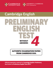 Cambridge Preliminary English Test 4 