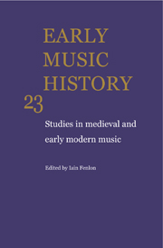 Early Music History