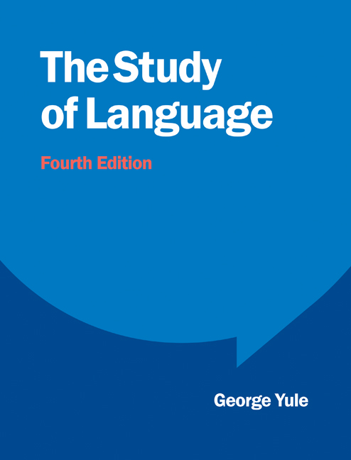 the study of language by george yule 7th edition
