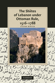 The Shiites of Lebanon under Ottoman Rule, 1516–1788