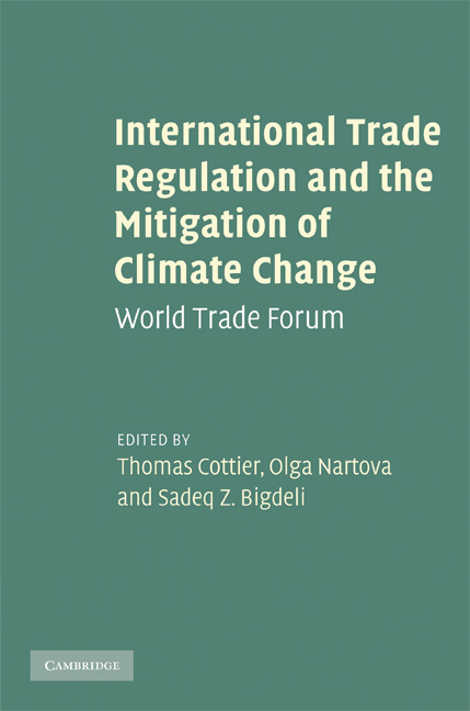 International Trade Regulation and the Mitigation of Climate
