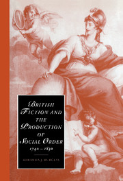 British Fiction and the Production of Social Order, 1740–1830