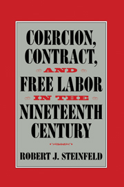 Coercion, Contract, and Free Labor in the Nineteenth Century