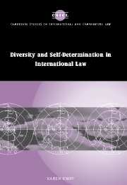 Diversity and Self-Determination in International Law