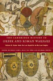 The Cambridge History of Greek and Roman Warfare