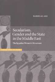 Secularism, Gender and the State in the Middle East
