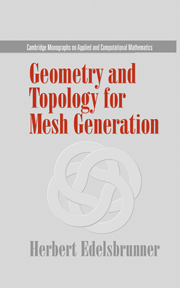 Geometry and Topology for Mesh Generation