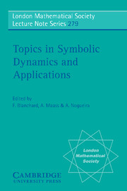 Topics in Symbolic Dynamics and Applications