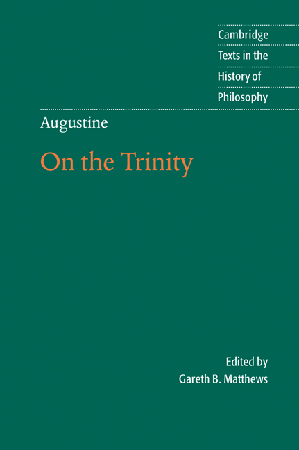 Augustine: On The Trinity