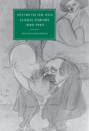 Aestheticism and Sexual Parody 1840–1940